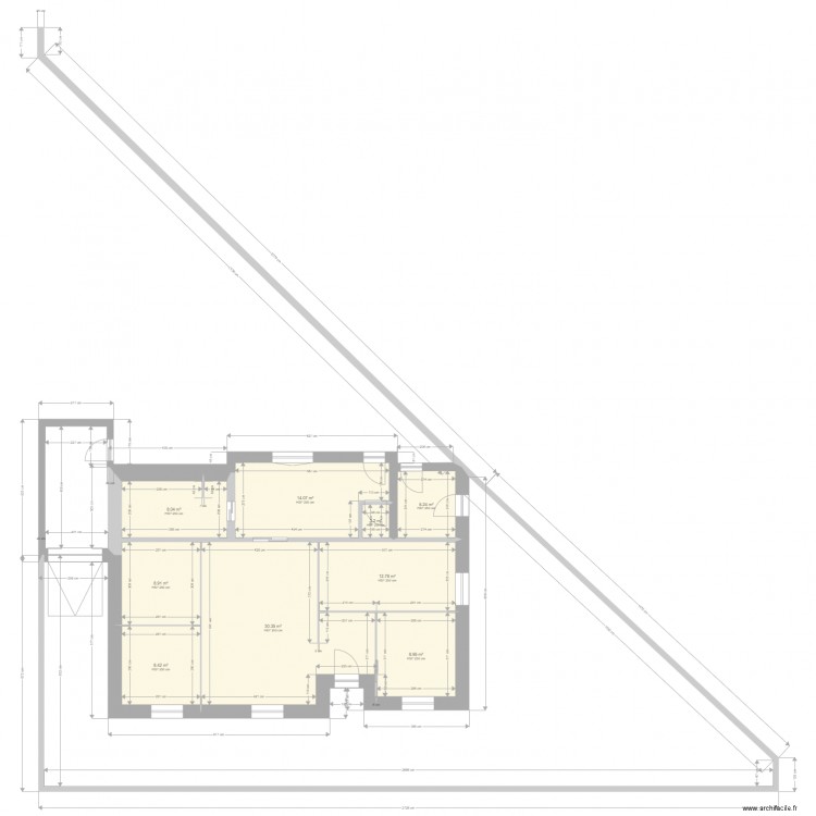 Extension 1. Plan de 0 pièce et 0 m2