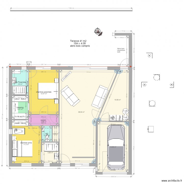 Maison Herbert Chauvigny 201116 22h00 cellier en angle. Plan de 0 pièce et 0 m2