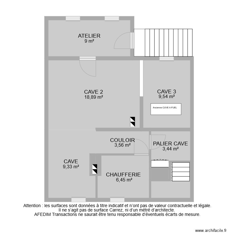 BI 7897 SOUS SOL PASCAL. Plan de 0 pièce et 0 m2