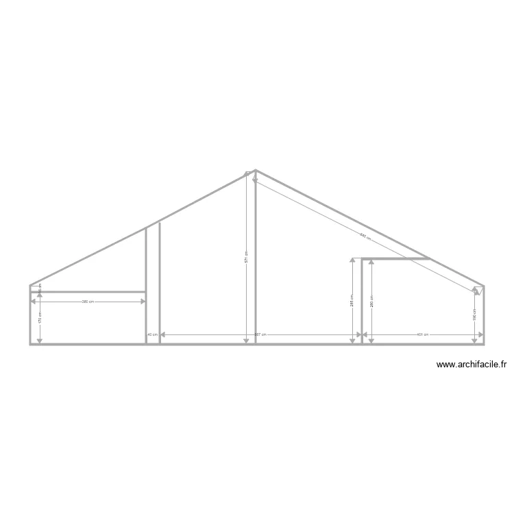 strych bok nr 2. Plan de strych bok nr 2. Plan de