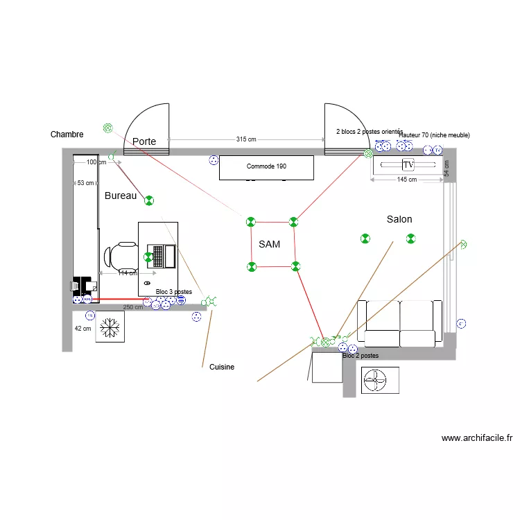 Salon SAM. Plan de Salon SAM. Plan de