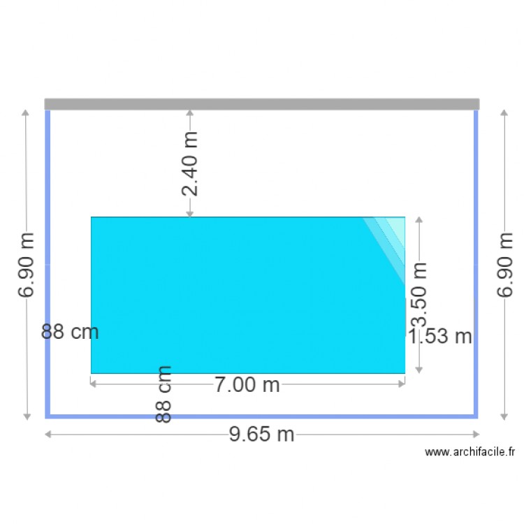 POYETTON. Plan de 0 pièce et 0 m2
