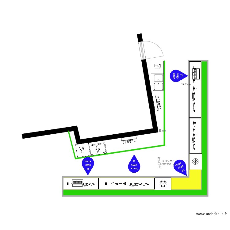 lafayette 3. Plan de 0 pièce et 0 m2