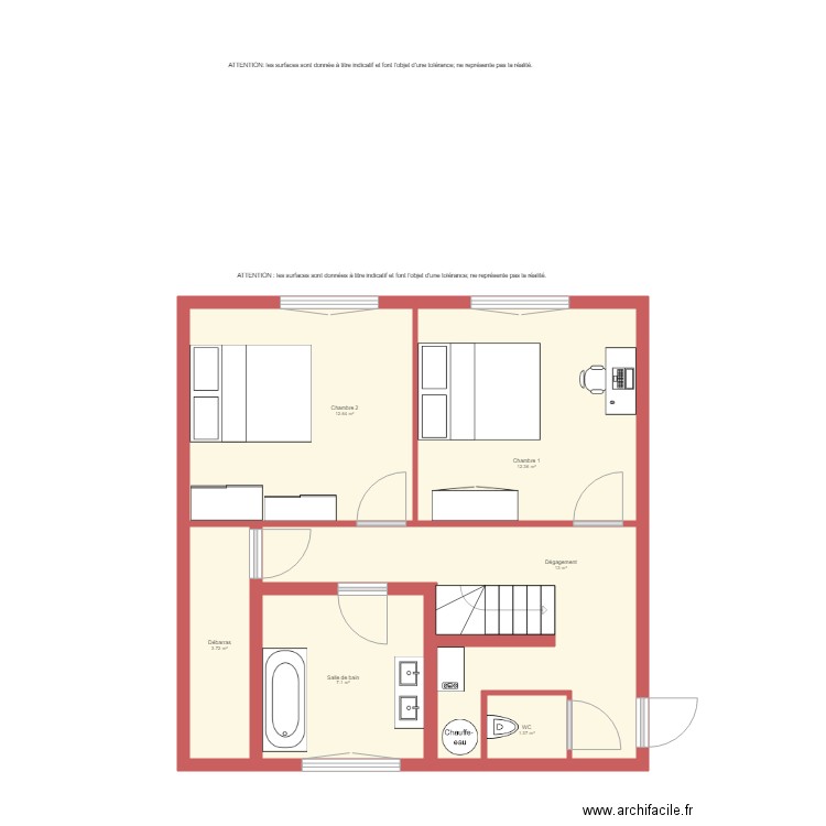 BI 1292 SCHUBEL RDC. Plan de 0 pièce et 0 m2