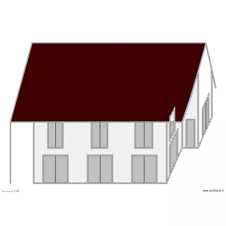 Façade Sud 1. Plan de Façade Sud 1. Plan de