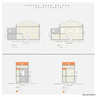 Plan fa&ccedil;ades et toitures Bastide