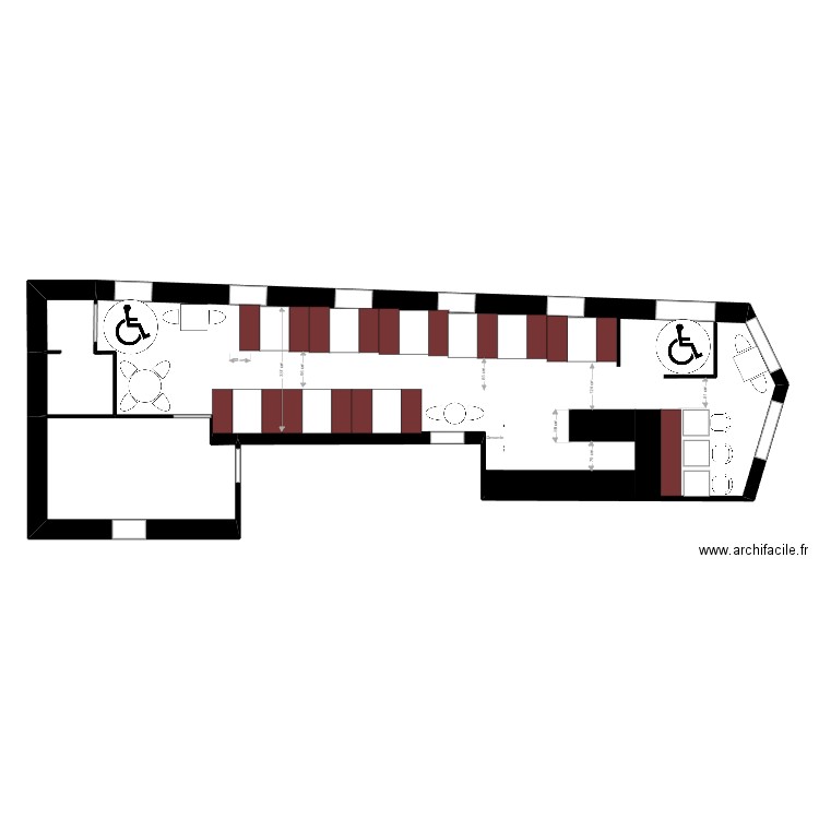 LFH V4. Plan de 3 pièces et 90 m2