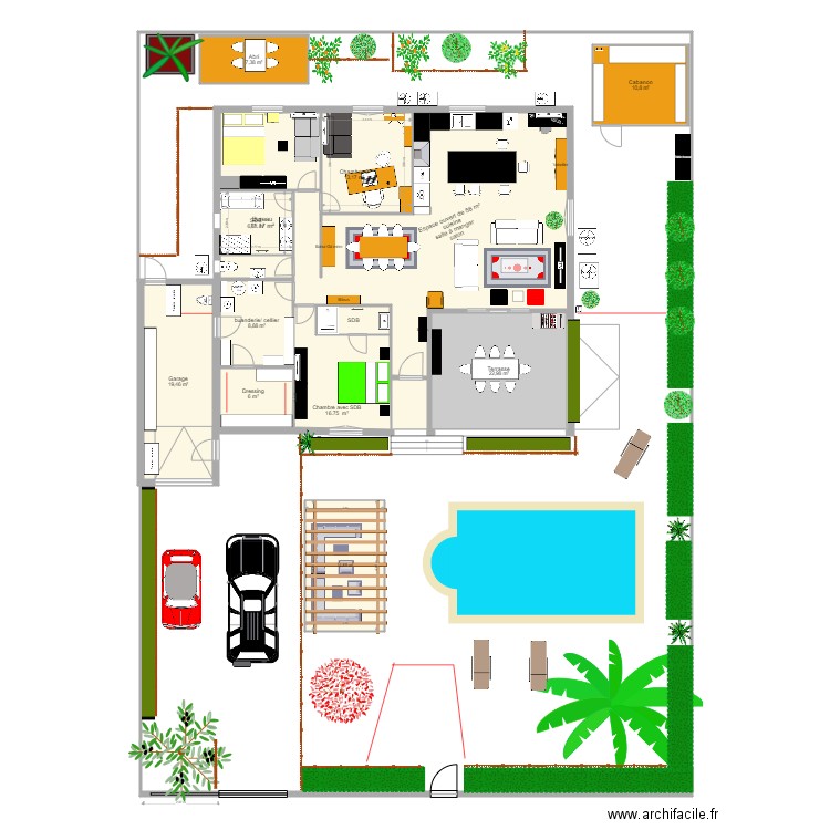 lili 3b. Plan de 0 pièce et 0 m2