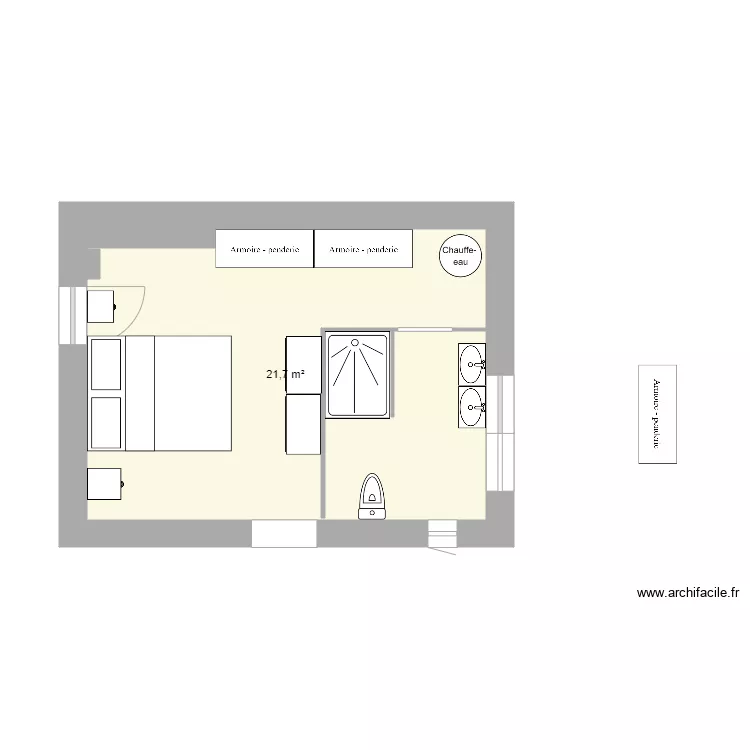 studio 2. Plan de 