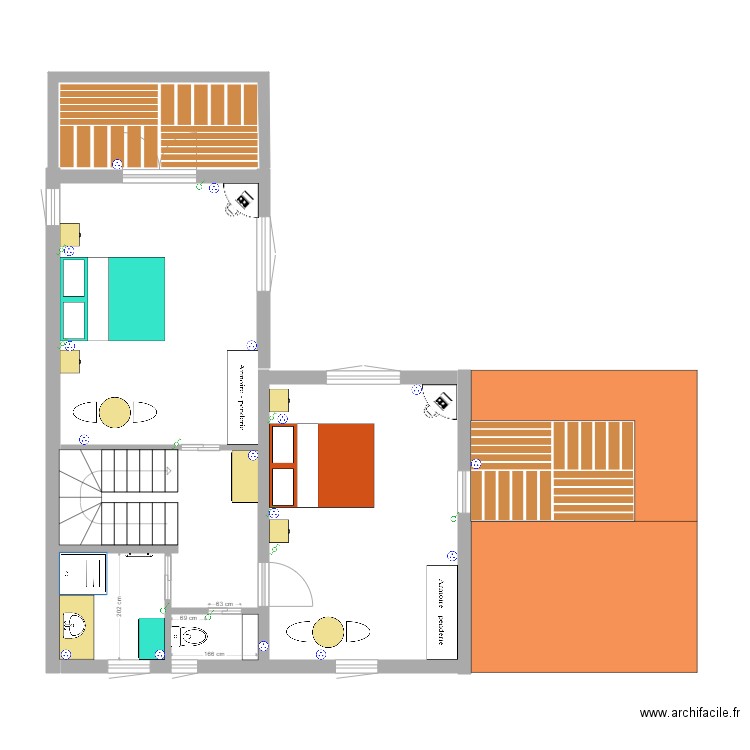 ETAGE 1. Plan de 0 pièce et 0 m2