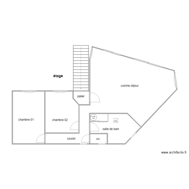 fahrang étage. Plan de 0 pièce et 0 m2