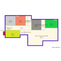 Plan implantation des splits dans les 4 chambres