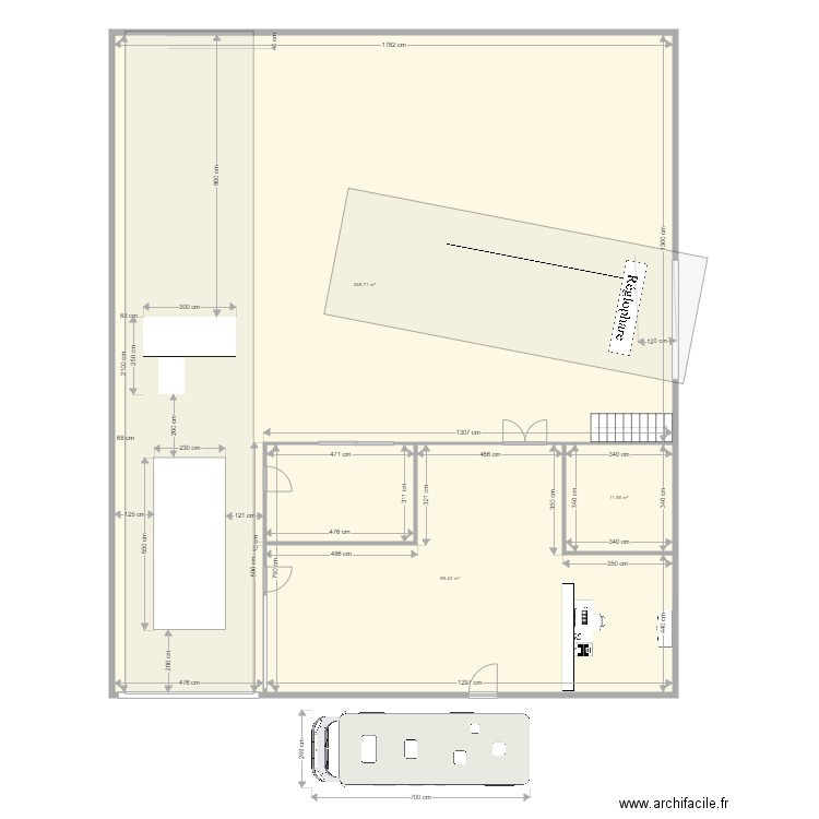 CCT VL Castelnaudary V2. Plan de 0 pièce et 0 m2