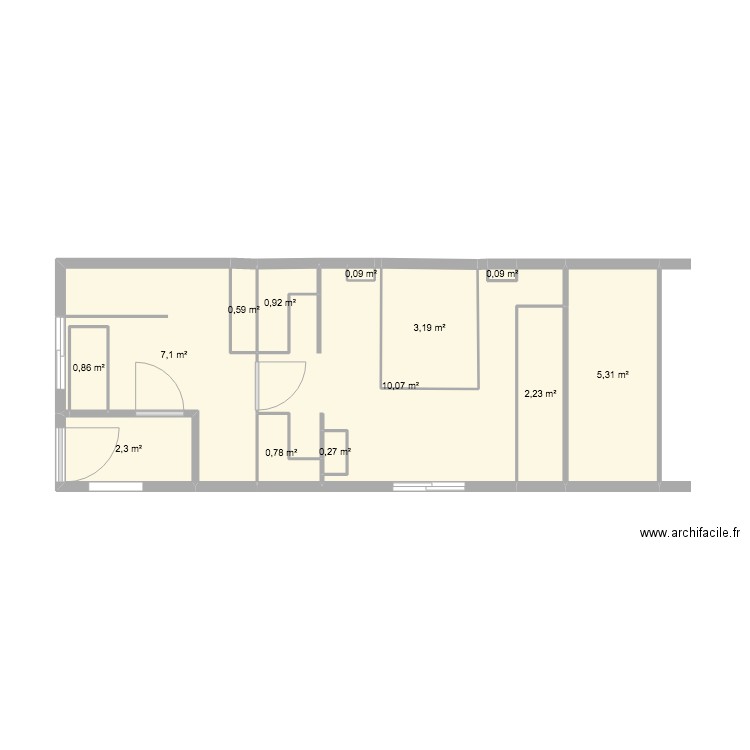 projet extension 1bis. Plan de 0 pièce et 0 m2