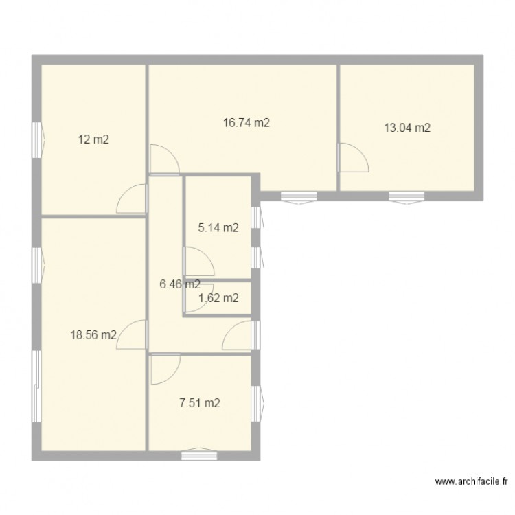 Maison les buissons. Plan de 0 pièce et 0 m2