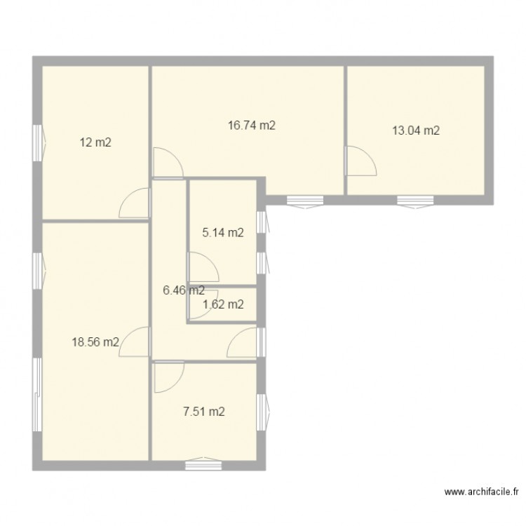 Maison les buissons. Plan de 0 pièce et 0 m2