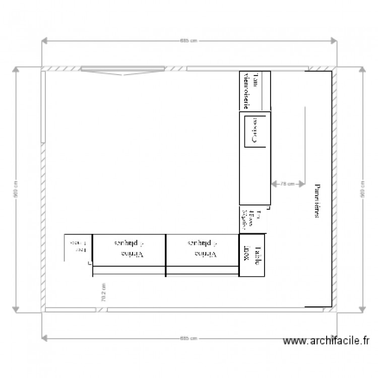 Djamel magasin. Plan de 0 pièce et 0 m2