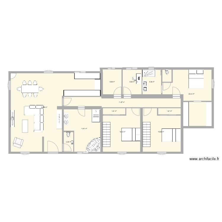 Maison. Plan de 0 pièce et 0 m2