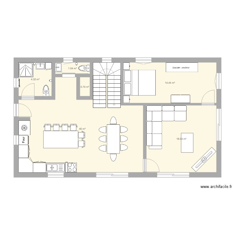 Maison 2. Plan de 0 pièce et 0 m2