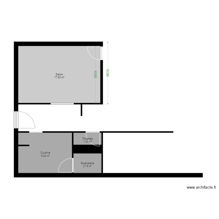 Appartement. Plan de 0 pièce et 0 m2