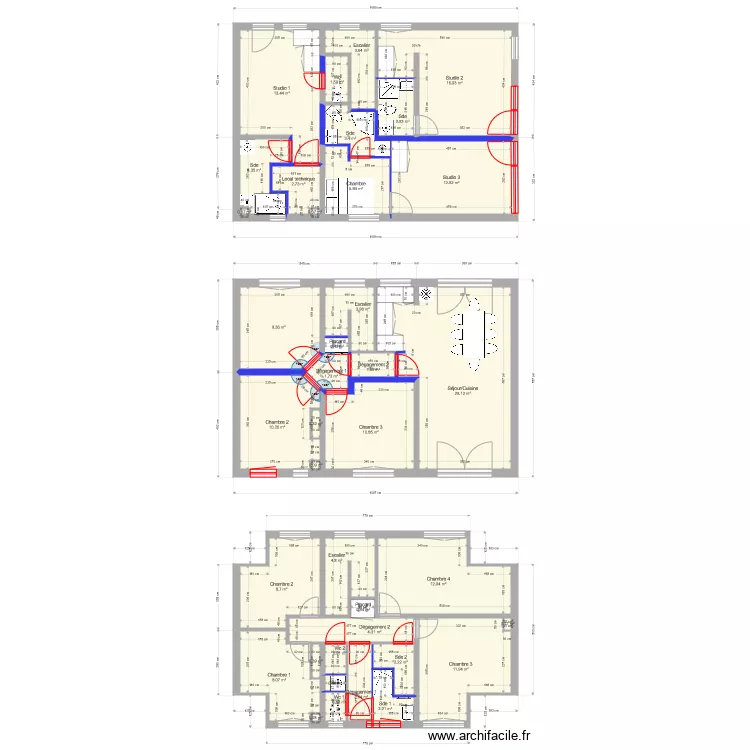 Etage 93250. Plan de 