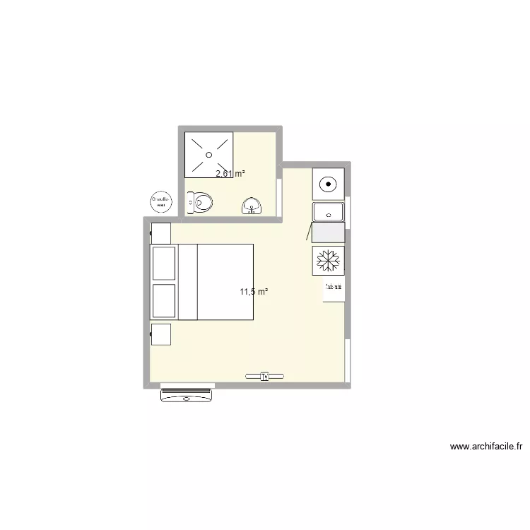 STUDIO3. Plan de 
