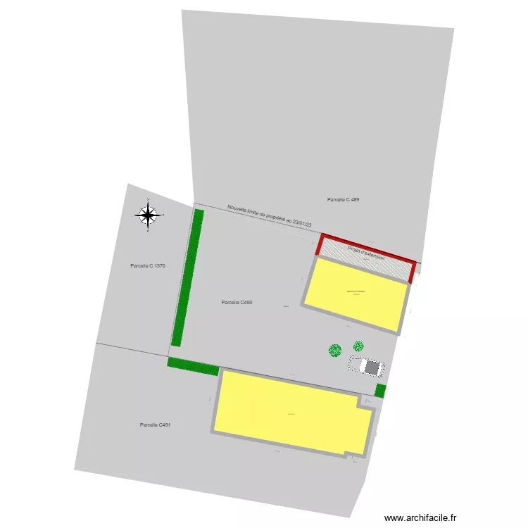 DP2 : Plan de masse. Plan de 