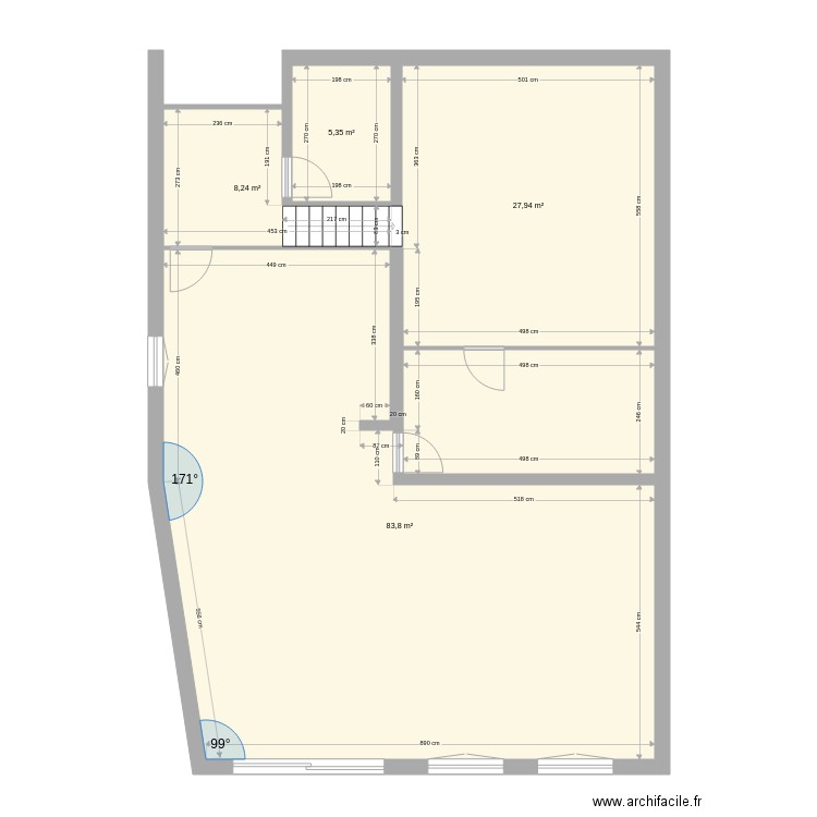 Maison. Plan de 0 pièce et 0 m2