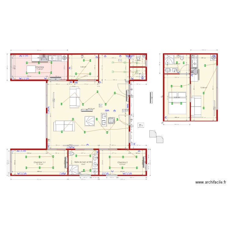 Maison Habitation ST CLAIR 1. Plan de 0 pièce et 0 m2