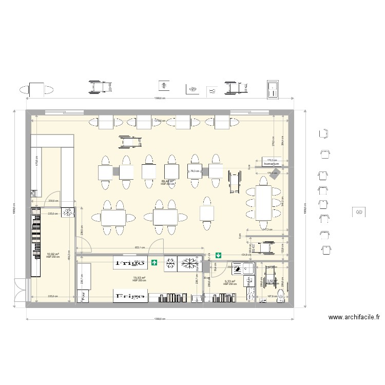 donatien malo 024. Plan de 5 pièces et 125 m2