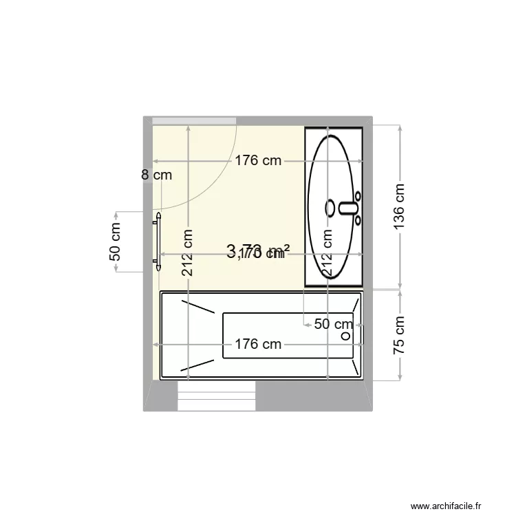 st jean actuel. Plan de 