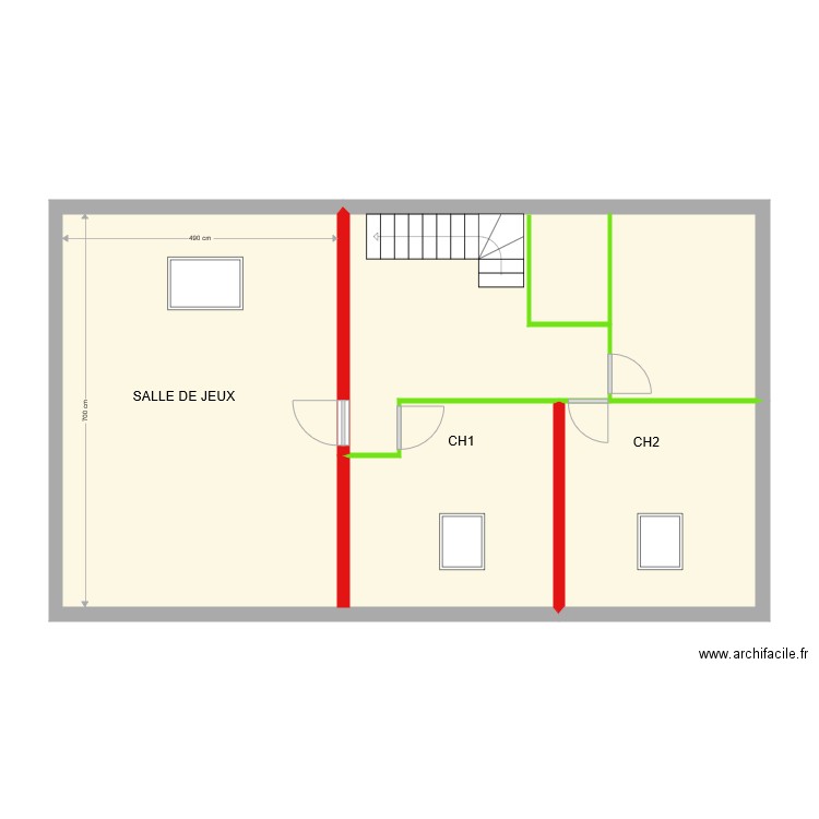 SOURIAU. Plan de 0 pièce et 0 m2