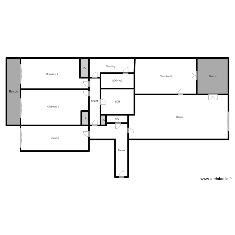 plan zhang correct . Plan de 16 pièces et 440 m2