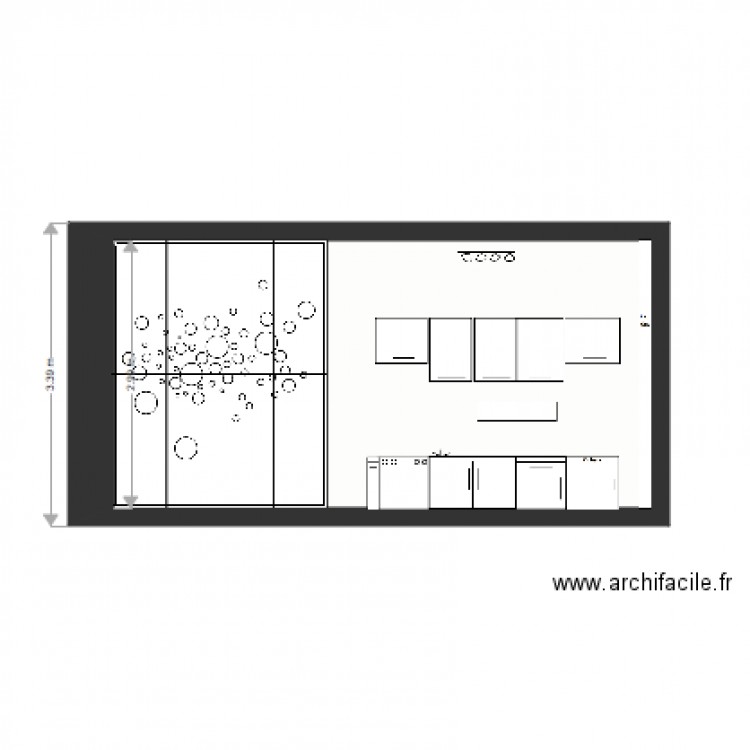 Cuisine. Plan de 0 pièce et 0 m2