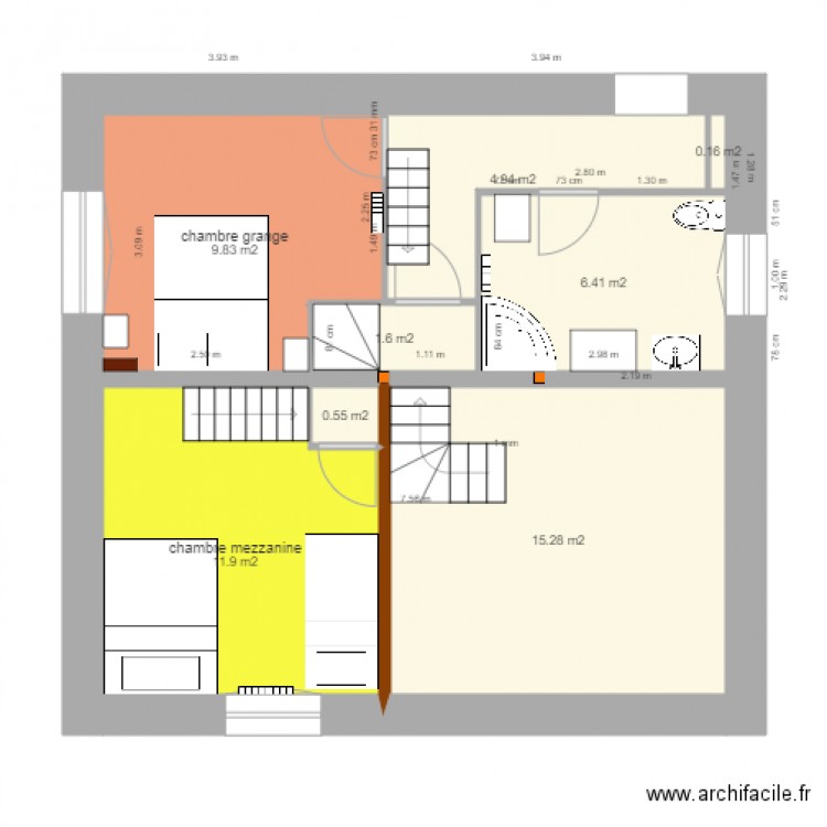 grange V44 du 10 mai . Plan de 0 pièce et 0 m2