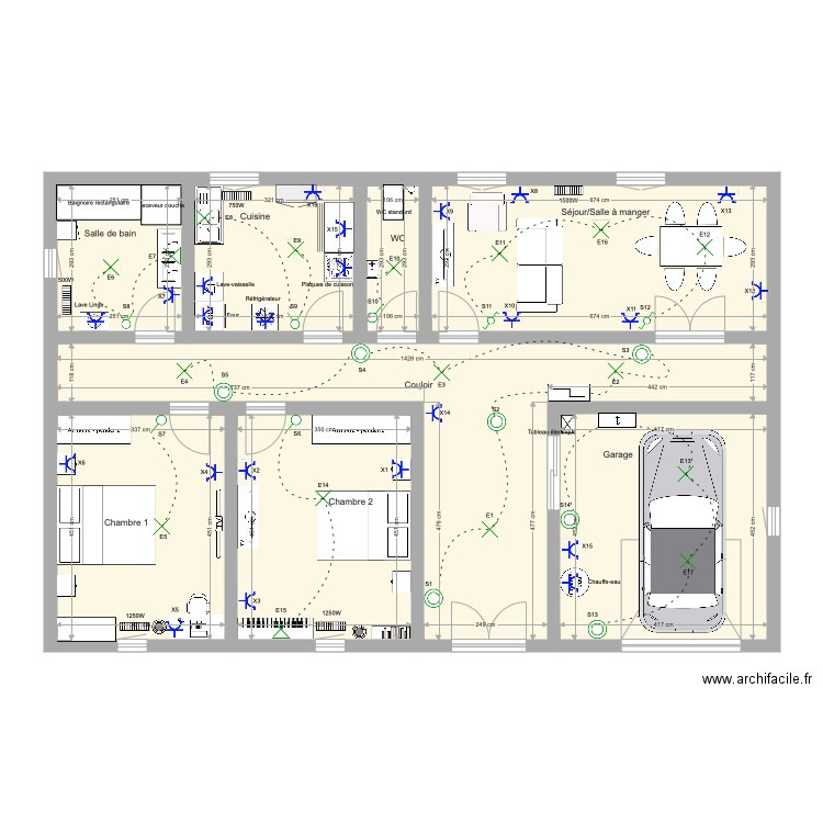 Maison Cissé. Plan de 0 pièce et 0 m2