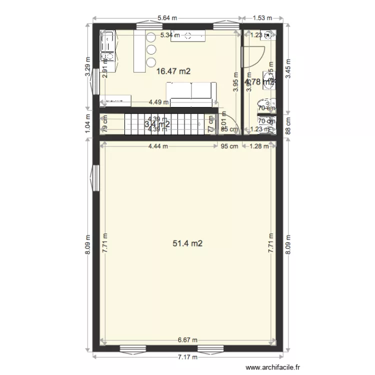 Wirth studio 2. Plan de Wirth studio 2. Plan de