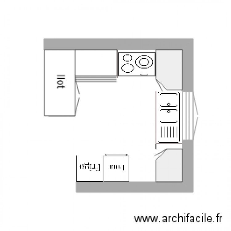 PlanCuisine. Plan de 0 pièce et 0 m2