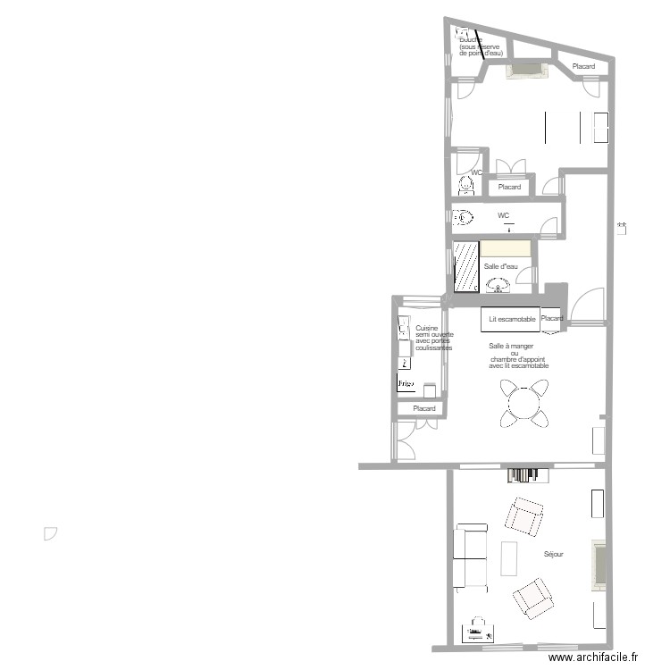 Plan Projet 12 Chomel. Plan de 0 pièce et 0 m2