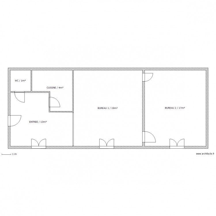 BUREAU LAMARTINE 14. Plan de 0 pièce et 0 m2