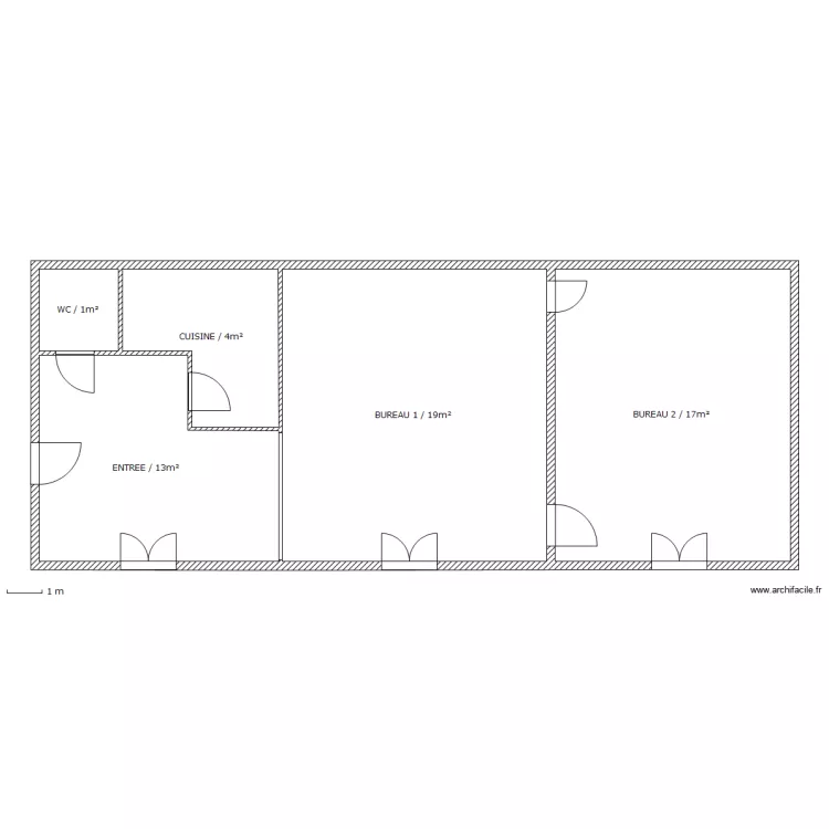 BUREAU LAMARTINE 14. Plan de 