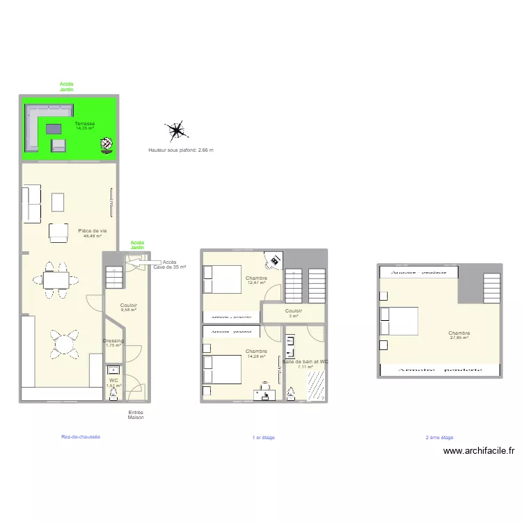 RICHARD laxou. Plan de 