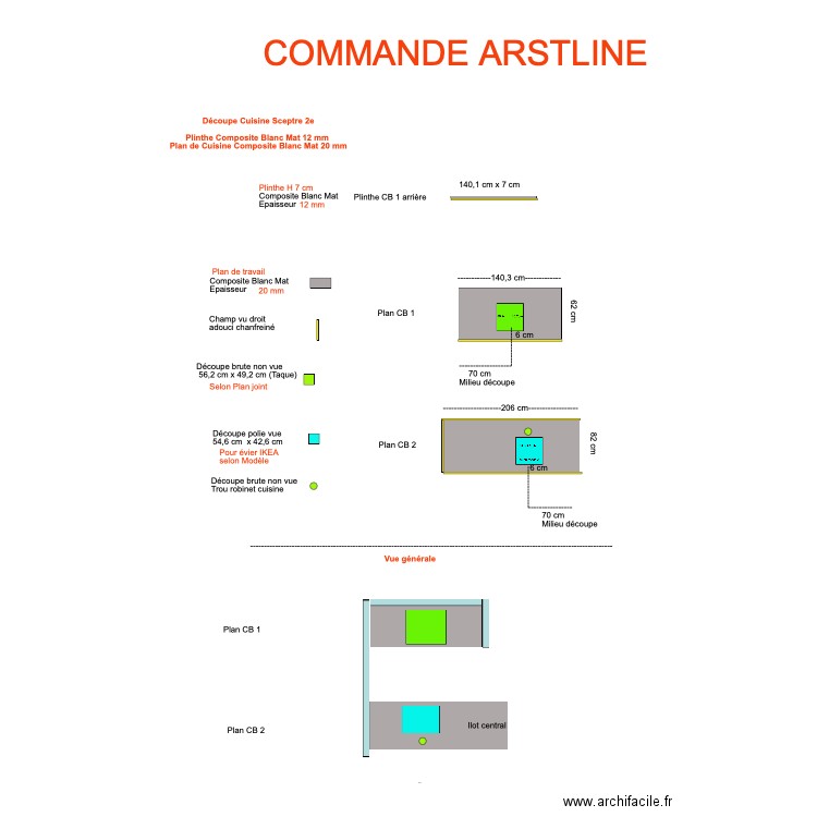 Tablette cuisine Sceptre Rez2 Commande. Plan de 0 pièce et 0 m2