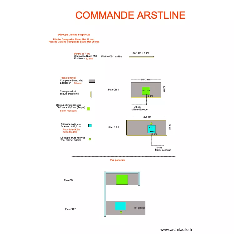 Tablette cuisine Sceptre Rez2 Commande. Plan de 0 pièce et 0 m2