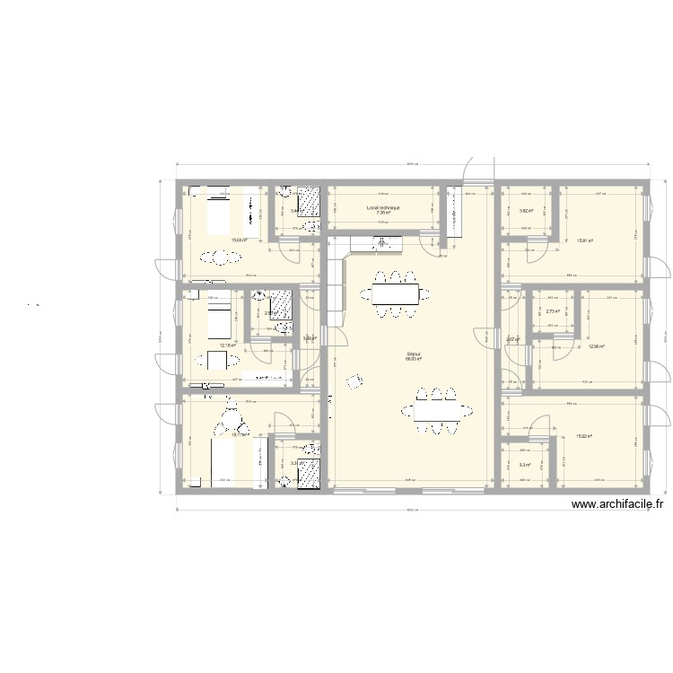 A Colocation Plan Sample Colocation personnes agées - Plan dessiné par EstelleRoumezy