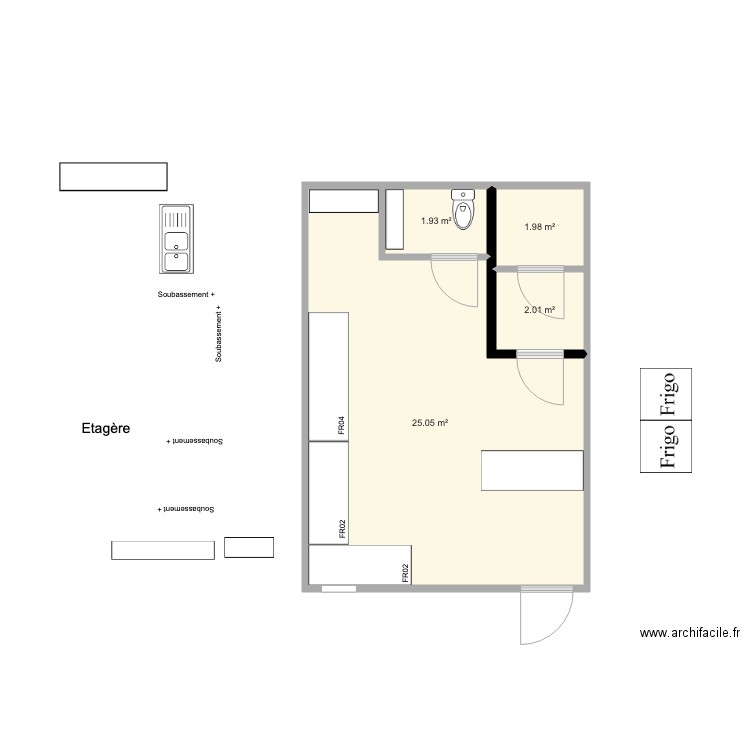 Bagnolet. Plan de 0 pièce et 0 m2