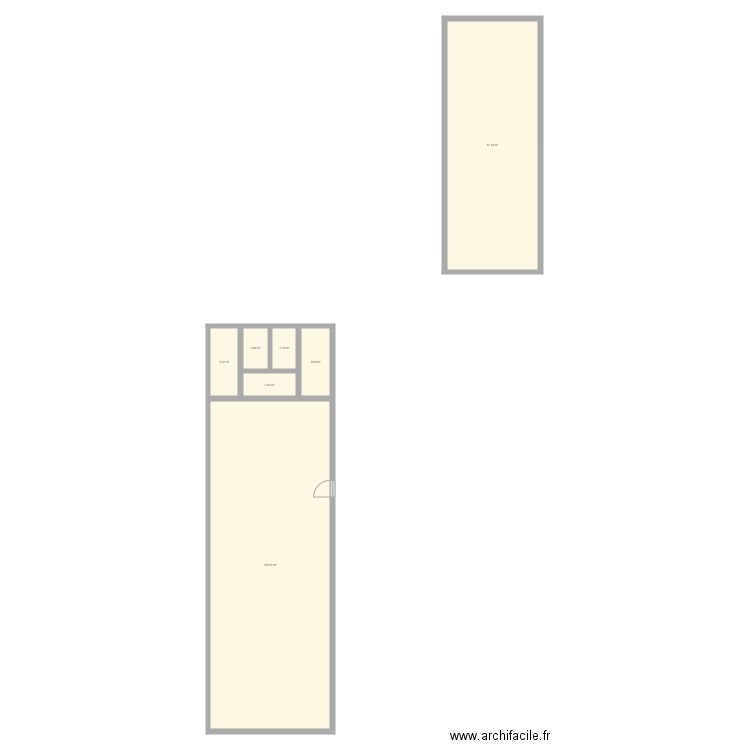 Florentaise. Plan de 7 pièces et 203 m2