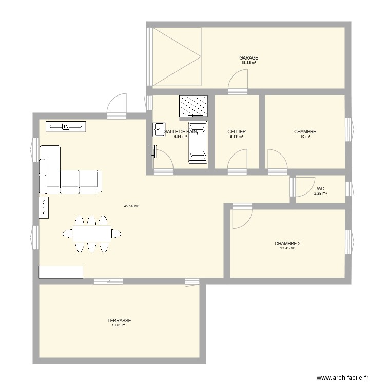 plan de maison rust