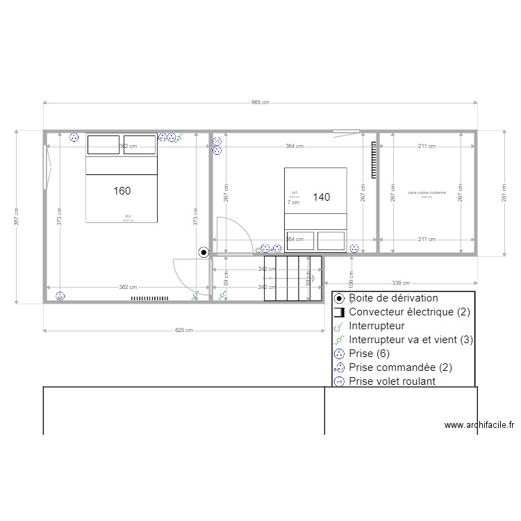 Vernet JClaude  etage 2. Plan de 0 pièce et 0 m2