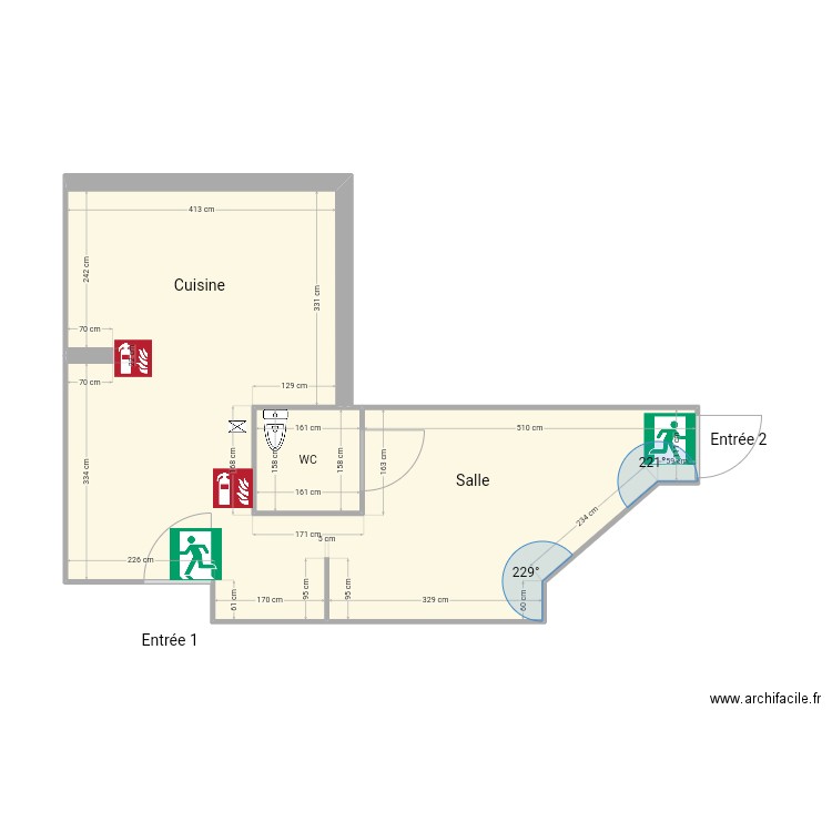 Plan intérieur ocv. Plan de 0 pièce et 0 m2
